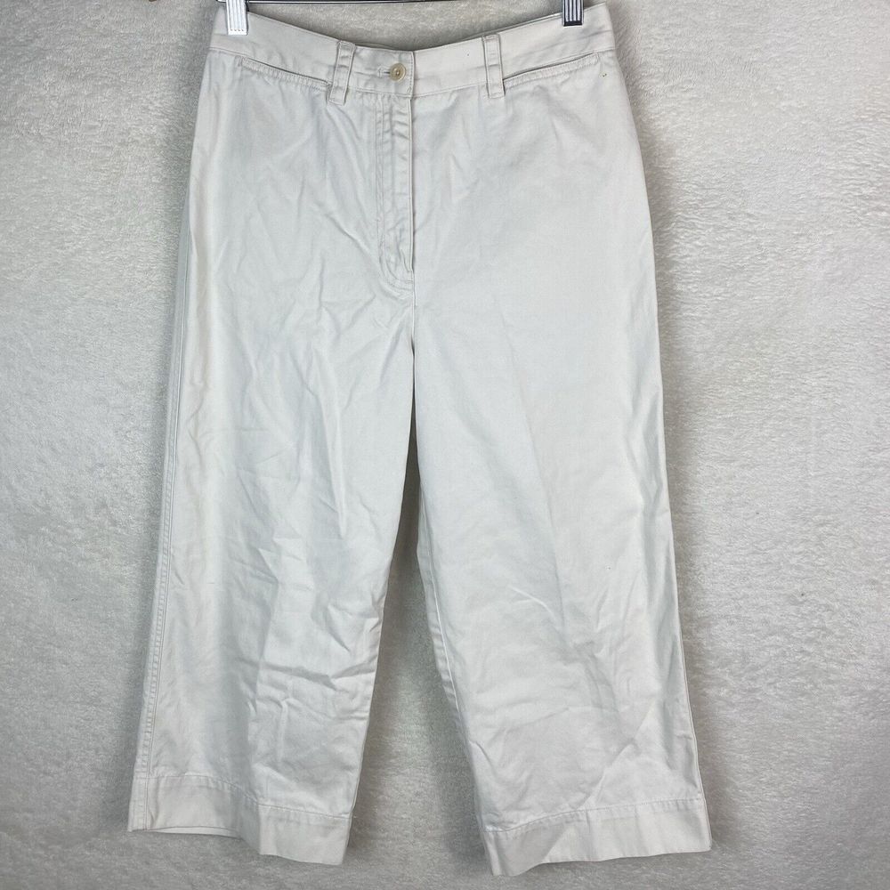 Vintage Lauren Jeans Co. Ralph Lauren Khaki High-Rise Capri Size‎ 4 Beige